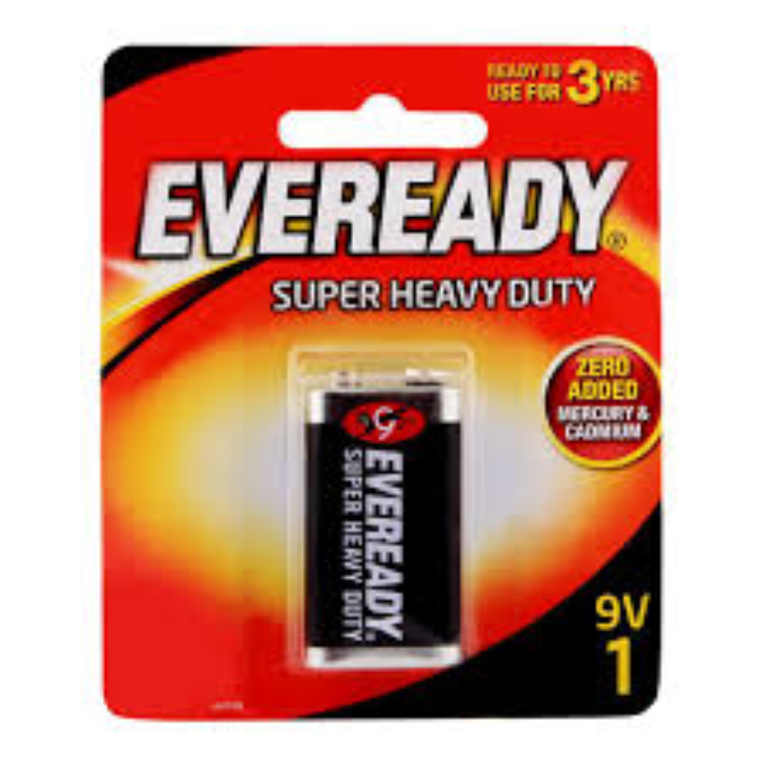 EVEREADY SUPER H/DUTY BLACK 9V